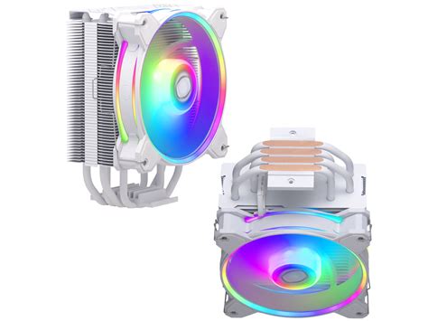 Cooler Master Hyper Halo White Cpu Air Cooler Mf Halo Fan