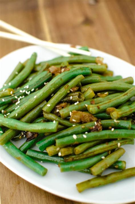 Garlic Chinese Style Green Beans A Grande Life