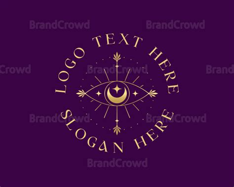 Mystic Eye Moon Logo Brandcrowd Logo Maker