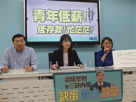 低薪已成國安問題 國民黨團籲政府幫幫年輕人 中華日報中華新聞雲