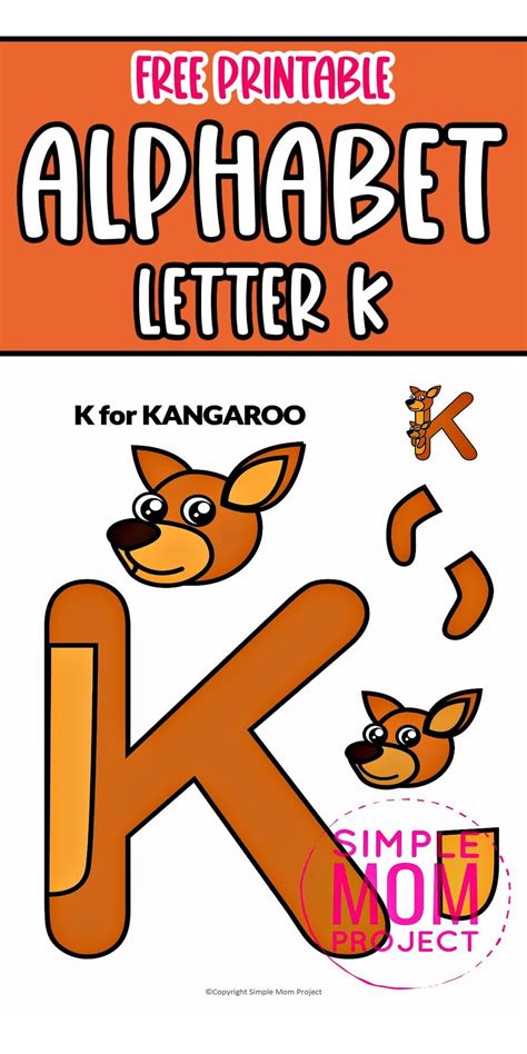 Free Printable Letter K Craft Template Letter K Crafts Letter A