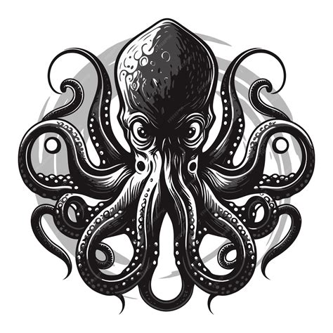 Giant Octopus Tattoo Drawing