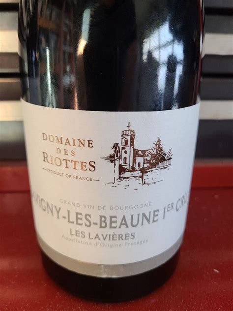 2020 Domaine des Riottes Savigny lès Beaune Premier Cru Les Lavières