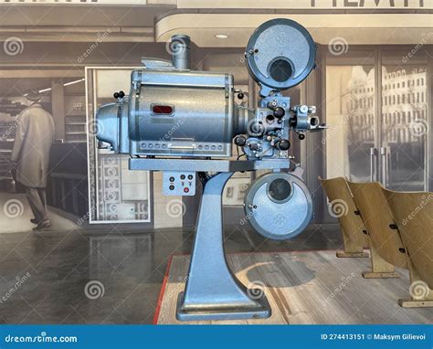 Photo Of An Old Movie Projector Vintage Movie Projector Stock Image