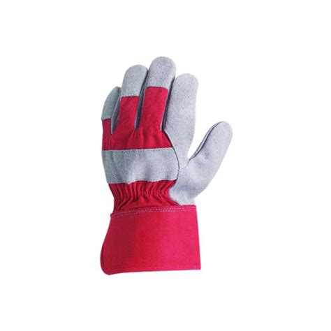 Gants docker croûte vachette toile rouge Coverguard Taille M 8