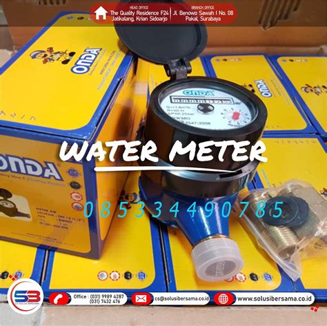 Distributor Jual Meteran Air Water Meter Valve Onda Surabaya Jakarta