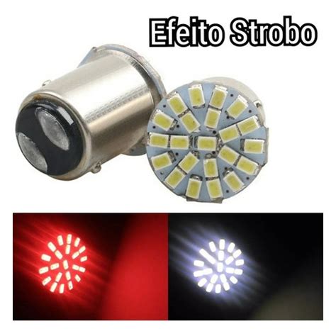 L Mpada Led Efeito Strobo Freio Moto Carro Polo Shopee Brasil