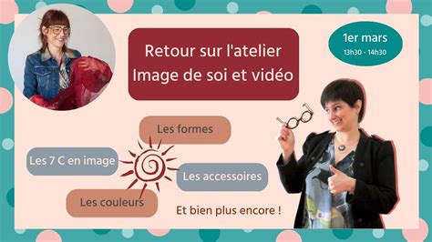 Retour atelier image de soi et vidéo YouTube