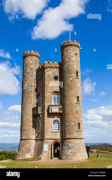 England Cotswolds Worcestershire Broadway Broadway Tower Stock