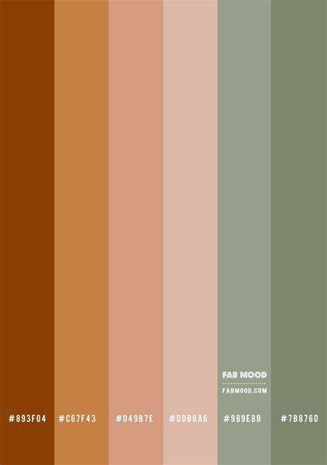 Brown And Sage Colour Combo Colour Palette 137 Paint Colors For