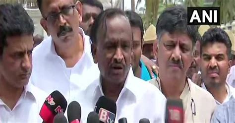 Karnataka Crisis Rebel Mla Nagaraj Heads To Mumbai Congress Leaders