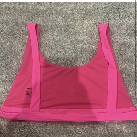 NEVER WORN SUPERDOWN TANK BIKINI TOP Bikini Depop
