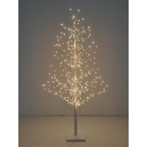 White Birch Tree With Led Lights Indoor Use Only And Reviews Birch Lane