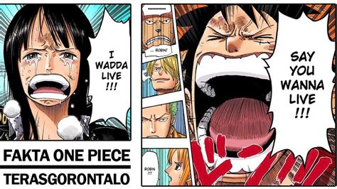 Analisis ONE PIECE Identitas Asli Nico Robin Teras Gorontalo