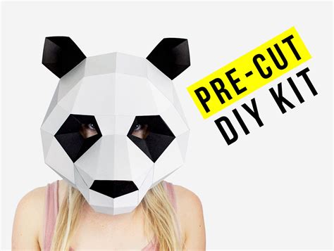 Panda Mask Paper Craft Kit – Lapa Studios