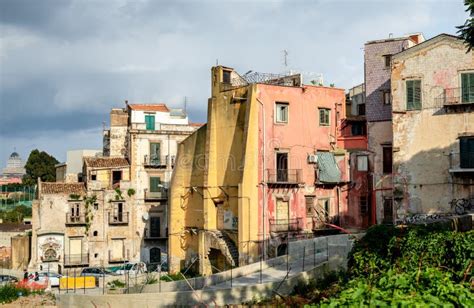 Historic Architecture In The Centre Of Palermo Italy Editorial Photo