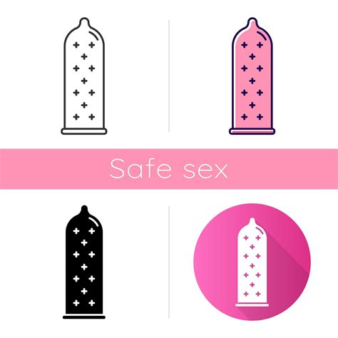 Contraceptive Icon Female Latex Reusable Condom With Dots Pregnancy