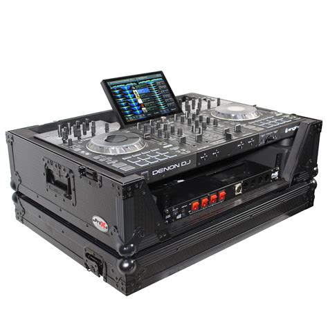 Flight Case For Denon Prime 4 Standalone DJ System W 2U Rackspace And