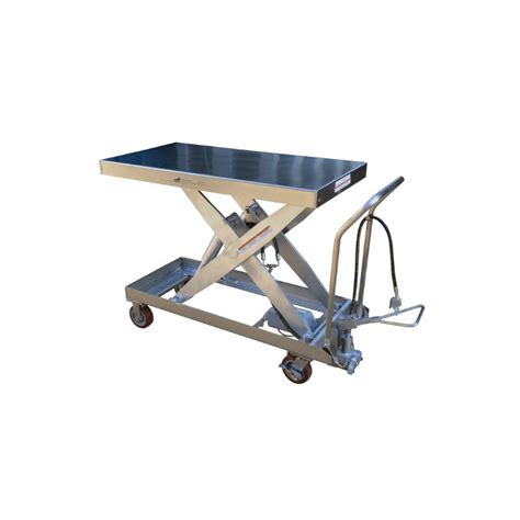 Vestil Air Pss Partially Stainless Steel Air Cart Material Handling