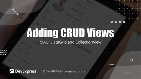 NET MAUI CRUD Generated Detail Views Navigation Client Side