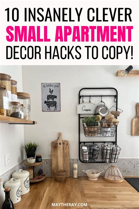 10 Genius Small Apartment Hacks Make The Most Out Of A Small Living