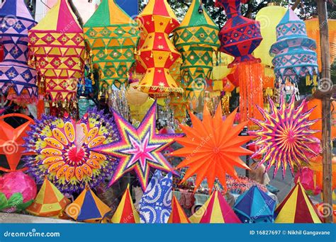 Colorful Diwali Lanterns Stock Image Image Of Artistry 16827697