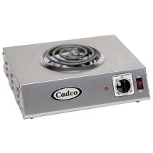 Cadco CSR T Electric Portable Single Hot Plate Tubular TigerChef