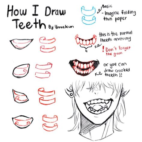 How I Draw Teeth By Unknown