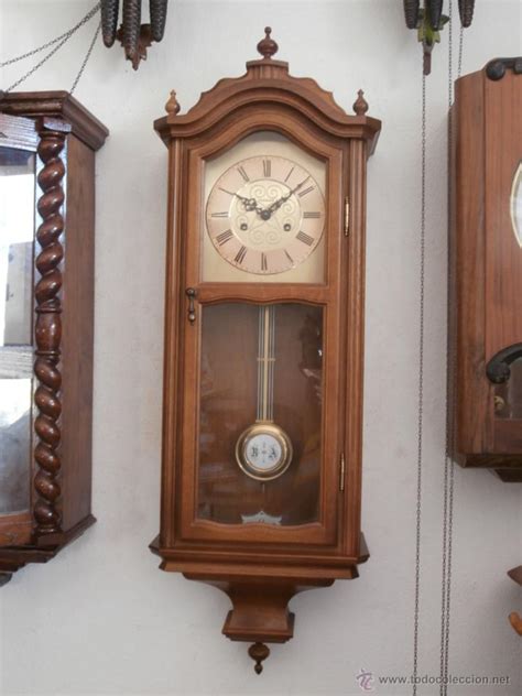 antiguo reloj de pared alemán de cuerda mecánic Comprar Relojes