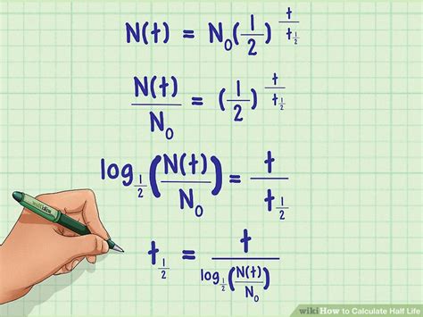 How To Calculate Half Life Steps With Pictures Wikihow