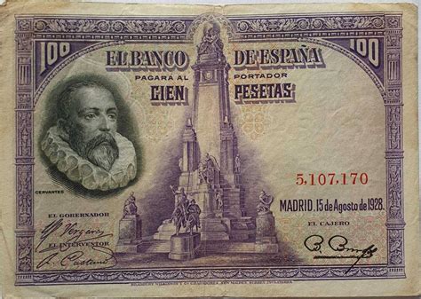 Spanien Pesetas Banknote Iii Ma Shops