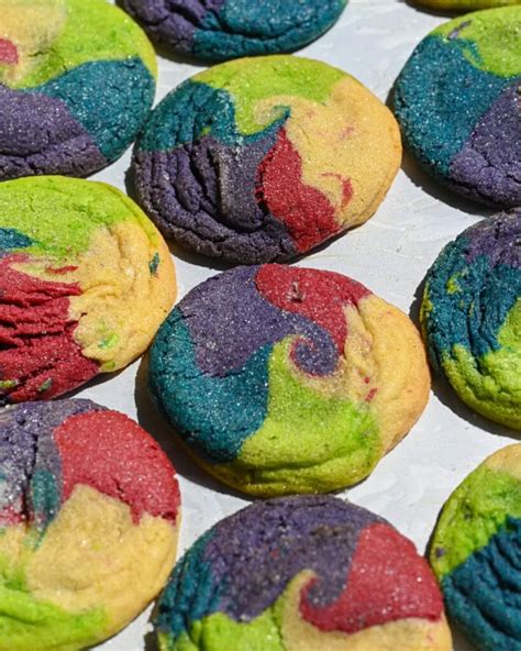 Rainbow Swirl Sugar Cookies Berry And Citrus