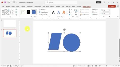 How To Merge Shapes In Powerpoint Presentation Youtube