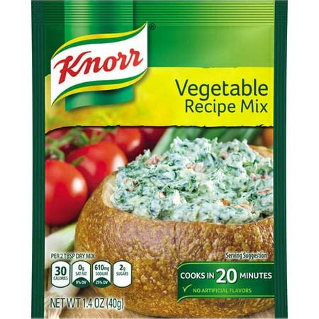 Knorr Recipe Mix Vegetable Dip Mix, 1.4 oz - Walmart.com