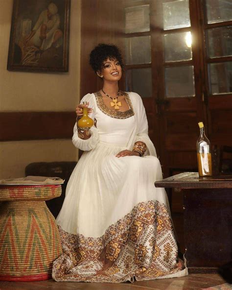 Eritrean And Ethiopian Habesha Traditional Dress East Afro Dress