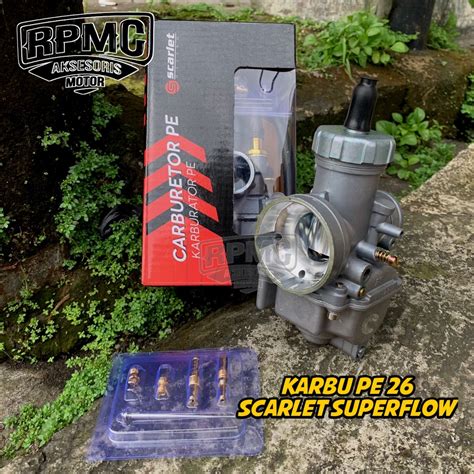 Jual Karburator Scarlet Racing Pe Super Flow Karbu Original