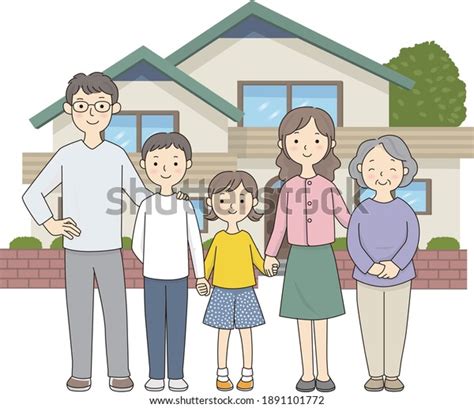 Five Member Family Photos, Images & Pictures | Shutterstock