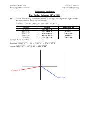 CVG2171 Assignment 4 Solution Pdf CVG 2171 Winter 2020 Surveying And