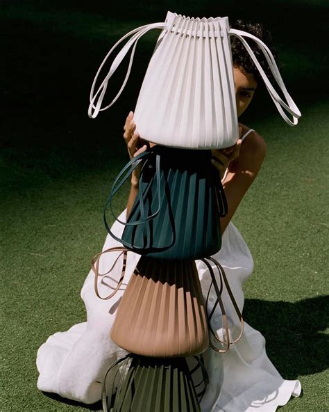 Mansur Gavriel On Instagram Introducing Our Pleated Bucket Bag In