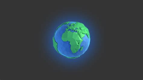 Globe illustration, Earth, low poly, minimalism, digital art HD wallpaper | Wallpaper Flare