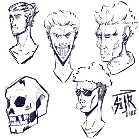 Faces Practice By Brunarq On Deviantart