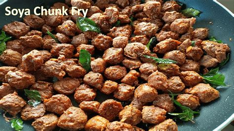 Soya Chunks Fry Easy To Cook Soya Fry Recipe Soya Chunk Stir Fry