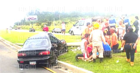 Brutal Accidente Vial Deja P Rdidas Materiales En Km De La Carretera