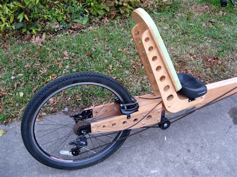 Wood Bike Wooden Bicycle Recumbent Bicycle