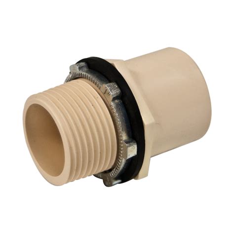 Eastman 1 In Dia Plastic Drain Pan Fitting For Universal Water Heater