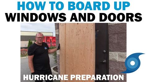 Hurricane Prep How To Install Plywood Guards For Doors Windows In