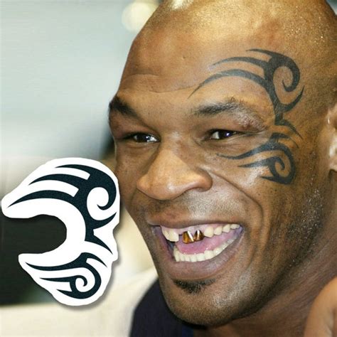 Mike Tyson Tattoo Stencil