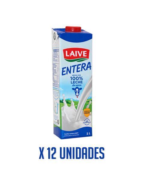 Laive Leche Uht X 946 Ml Tradicionalentera X 12 Un