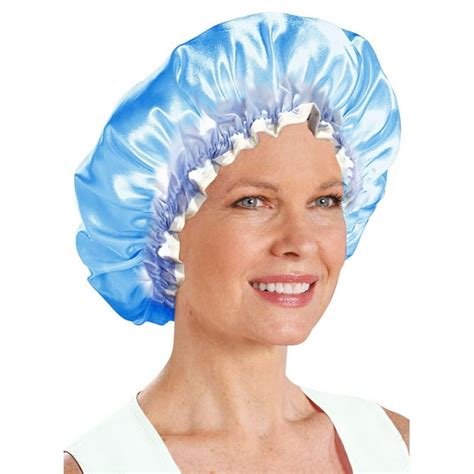 2 Pack Satin Bonnet Sleep Cap Jumbo Hair Bonnet Satin Cap For Curly Or