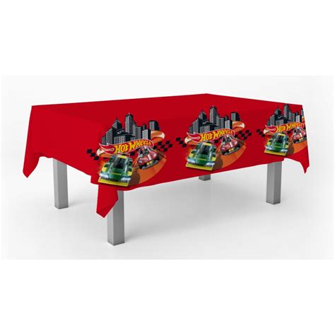 Mantel Hot Wheels para Cumpleaños y Fiestas